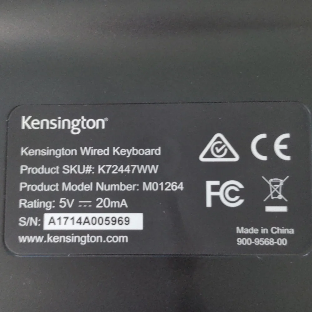 Kensington Wired Keyboard with Lightning Connector iPad